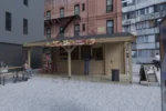 LIEPA medinis ofisas iš priekio su terasa ir atvira įėjimo zona