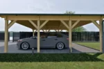 SAUSMEDIS medinė stoginė automobiliui